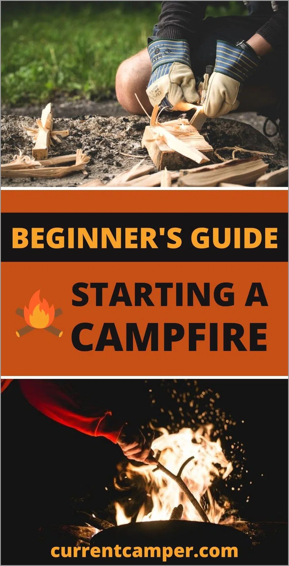 Beginner's Guide How to Start a Campfire