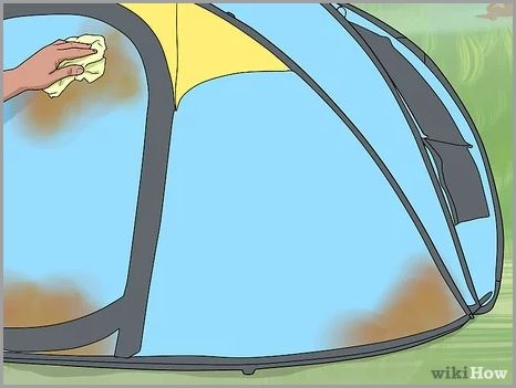 Lay out the tent on a flat surface
