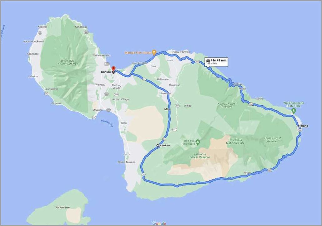 Discover the Best Routes How Long Does It Take to Drive Around Maui