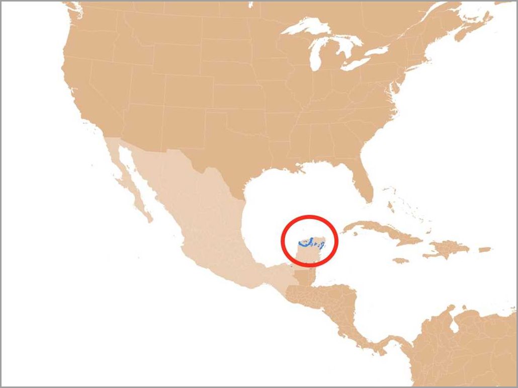 Where is the Yucatan Peninsula Located?