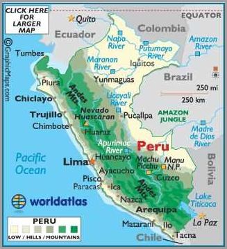 Discovering Peru Its Location on the Map and More