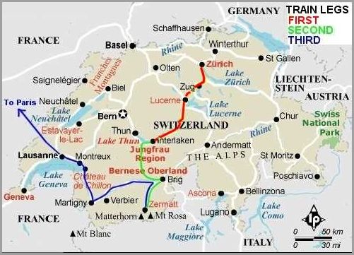 How Far is Paris from Switzerland Distance and Travel Information