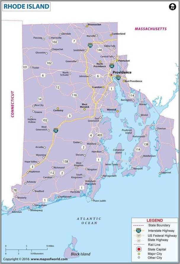 How Long Does it Take to Drive Across Rhode Island