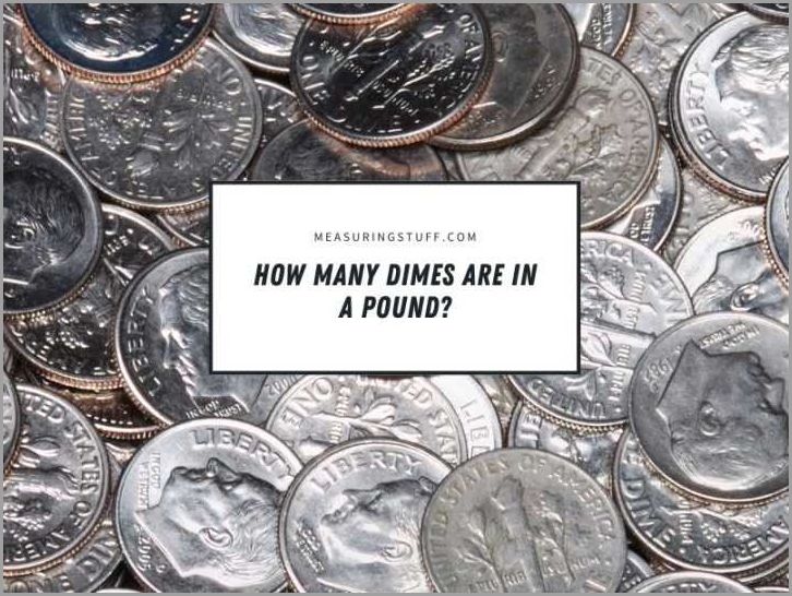Factors that can affect the total number of dimes in a pound