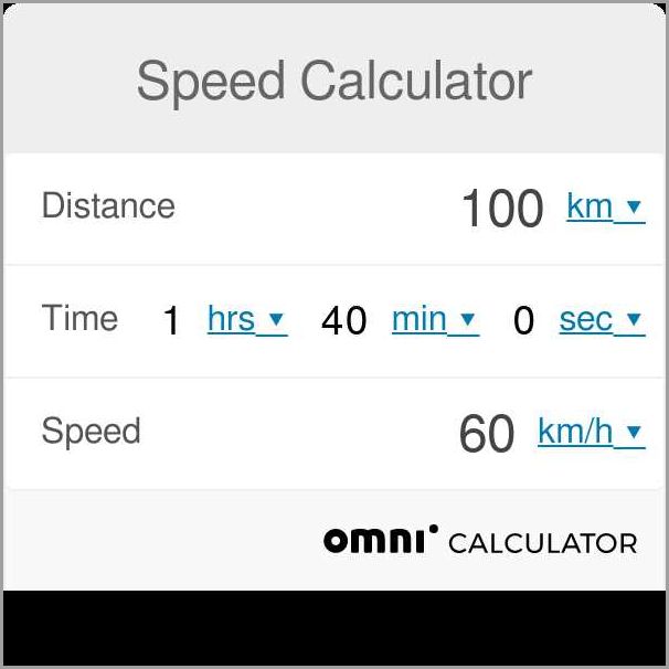 How Fast is 50 km/h?