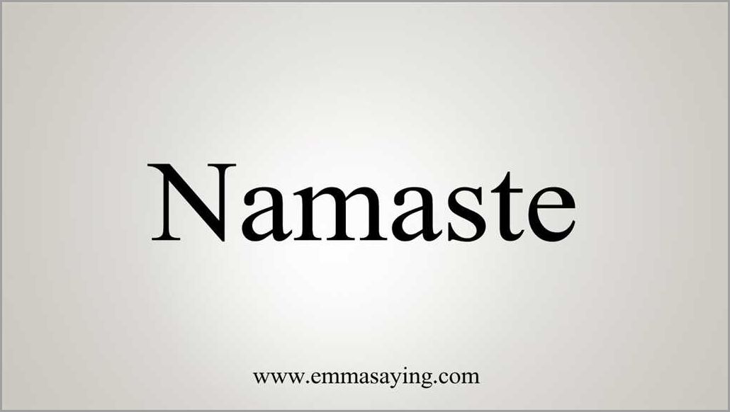 Cultural Significance of Namaste
