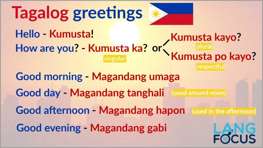How to Say Good Morning in Filipino A Beginner's Guide