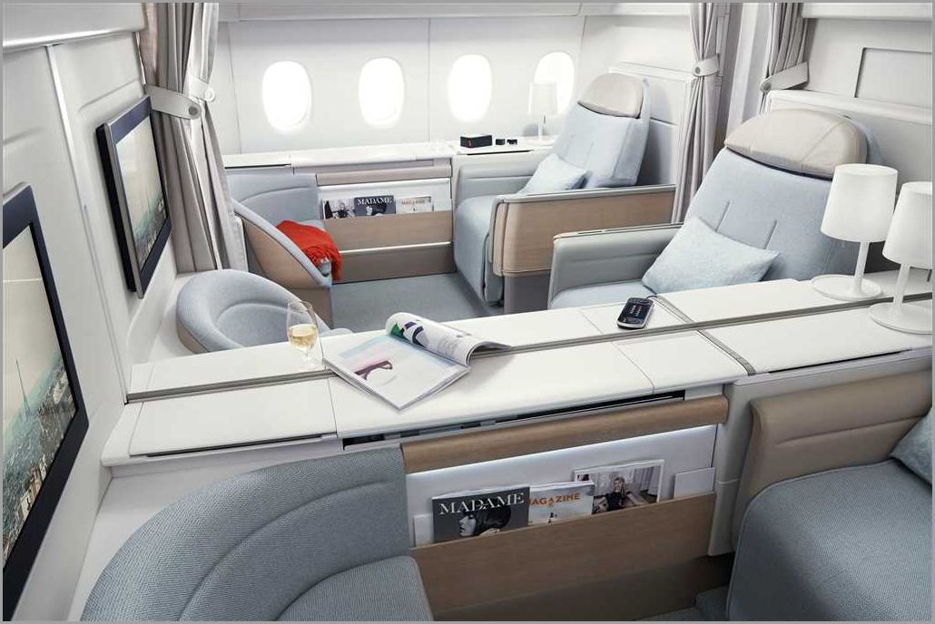 First class seat widths